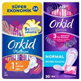 Orkid Platinum Normal 24 Adet Parfümsüz Günlük Ped